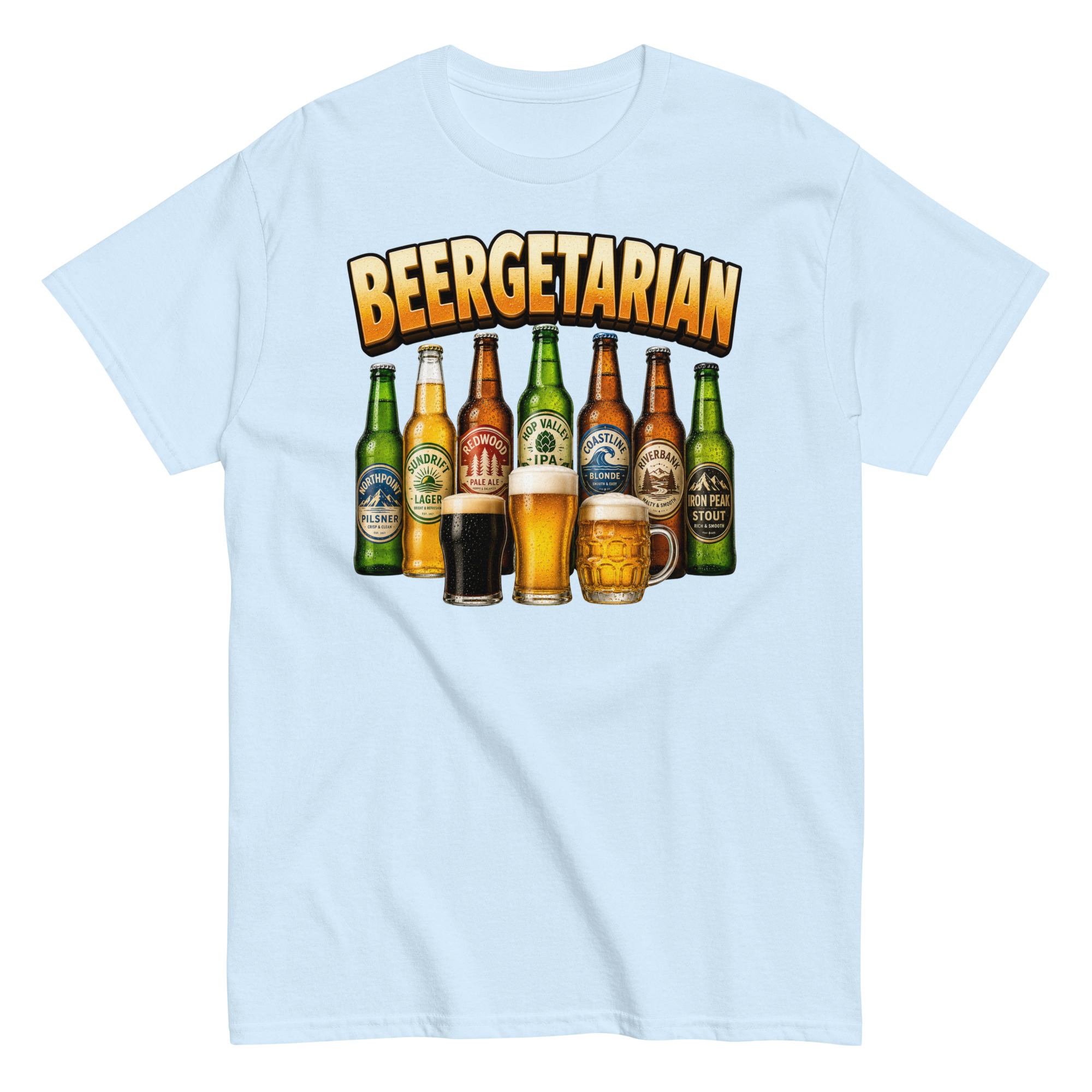 T-shirt For Beer Drinkers Beergertarian Beer Tshirts