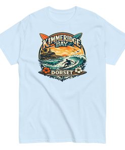 Kimmeridge Bay Dorset – Surfing Beach Design T-shirt Surfing in Dorset