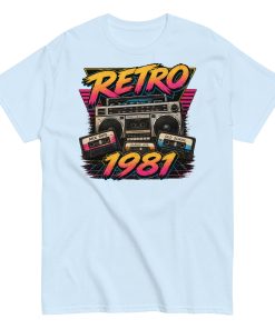 Retro 1981 Men’s T-shirt Birthday Gift