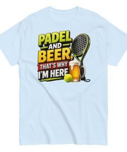 Padel & Beer T-shirt Gifts For Padel Players T-shirt - Image 15