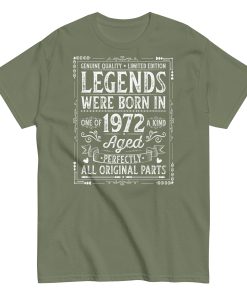 Legends Born in 1972 – All Original Parts Men’s t-shirt