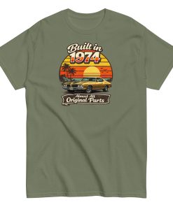 Built in 1974 Classic T-shirt Retro Car Design