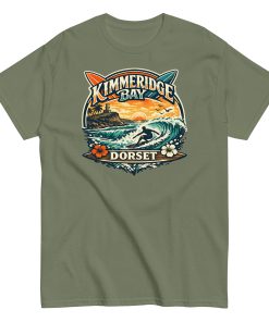 Kimmeridge Bay Dorset – Surfing Beach Design T-shirt Surfing in Dorset