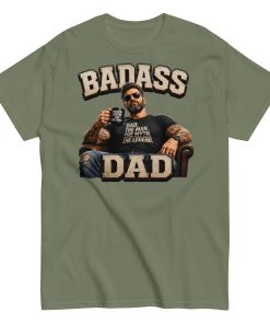 Bad Ass Dad T-shirt Men’s classic tee