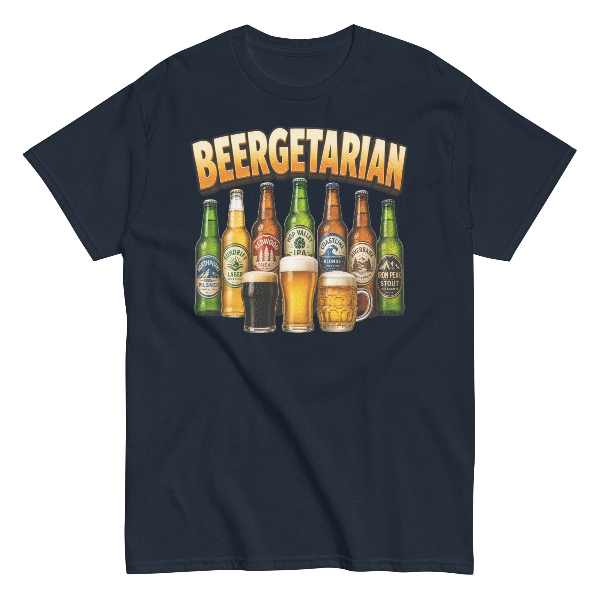 T-shirt For Beer Drinkers Beergertarian Beer Tshirts