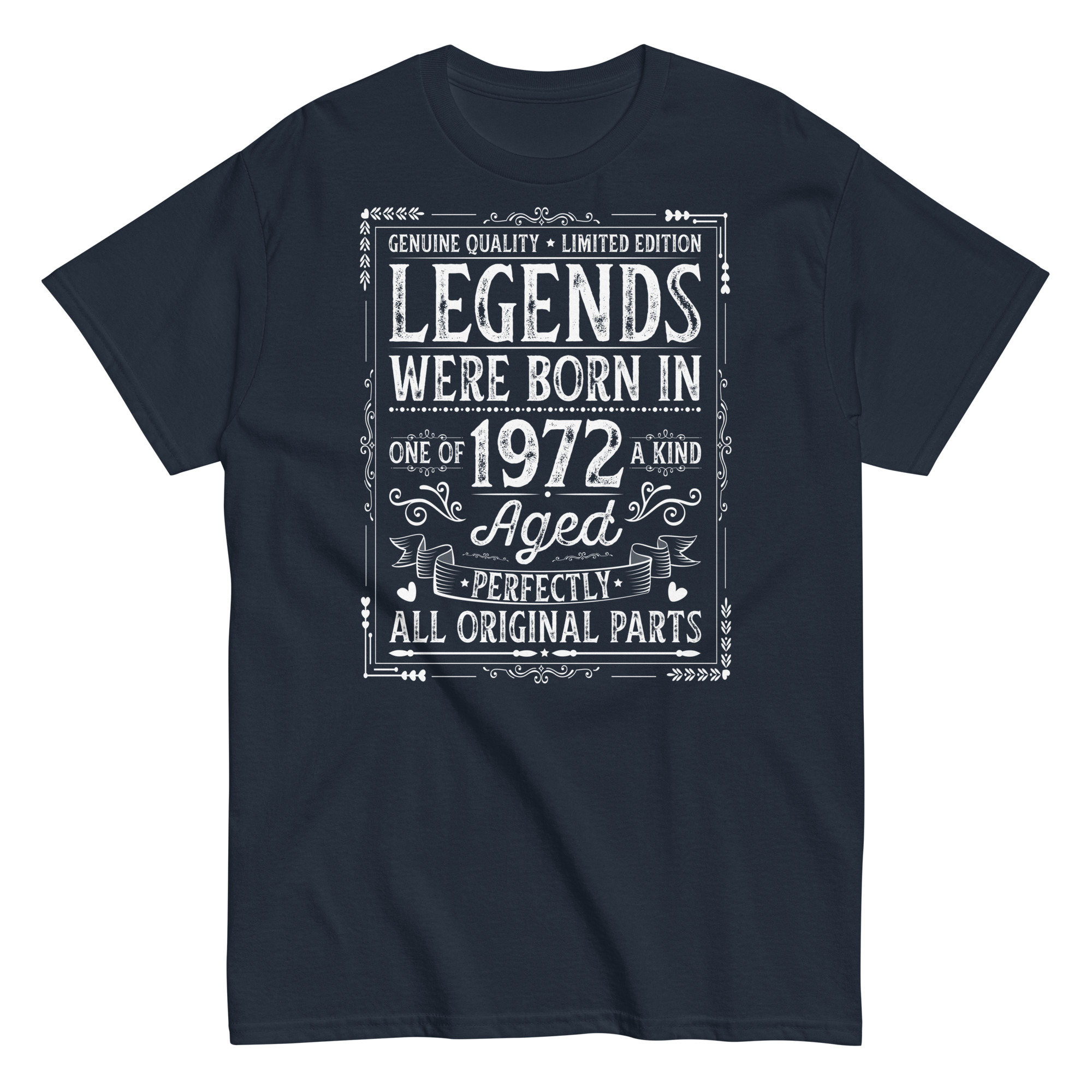 Legends Born in 1972 – All Original Parts Men’s t-shirt