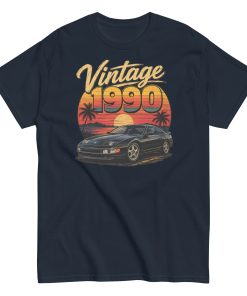 Vintage 1990 T-shirt – Car Logo – Gift for someone born in 1990
