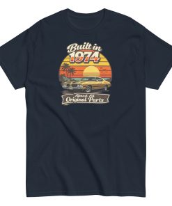 Built in 1974 Classic T-shirt Retro Car Design