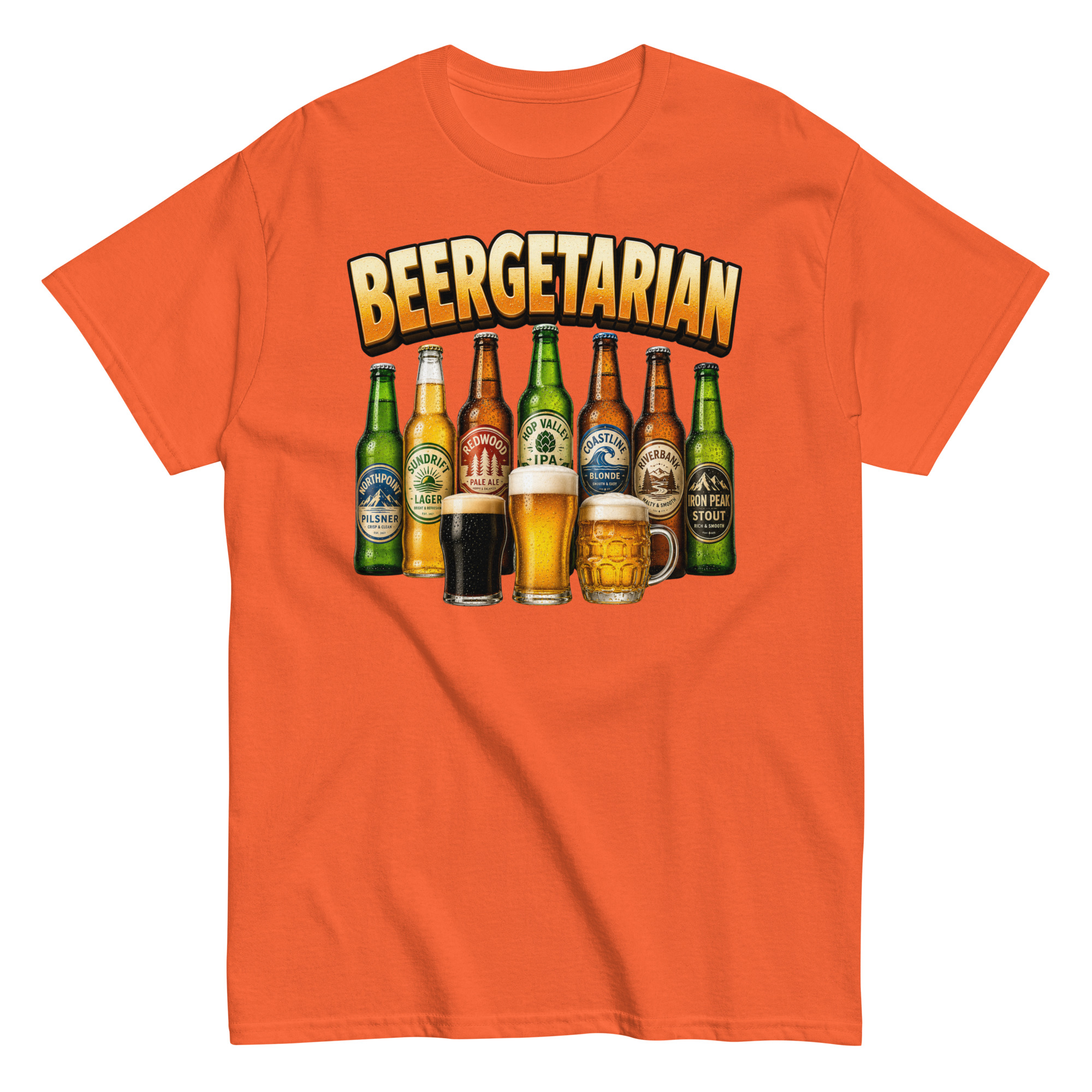 T-shirt For Beer Drinkers Beergertarian Beer Tshirts