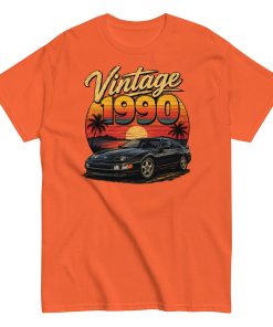 Vintage 1990 T-shirt – Car Logo – Gift for someone born in 1990