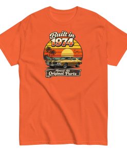 Built in 1974 Classic T-shirt Retro Car Design