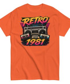 Retro 1981 Men’s T-shirt Birthday Gift