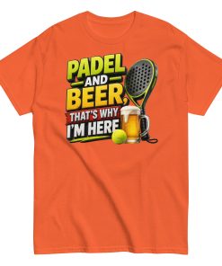 Padel & Beer T-shirt Gifts For Padel Players T-shirt