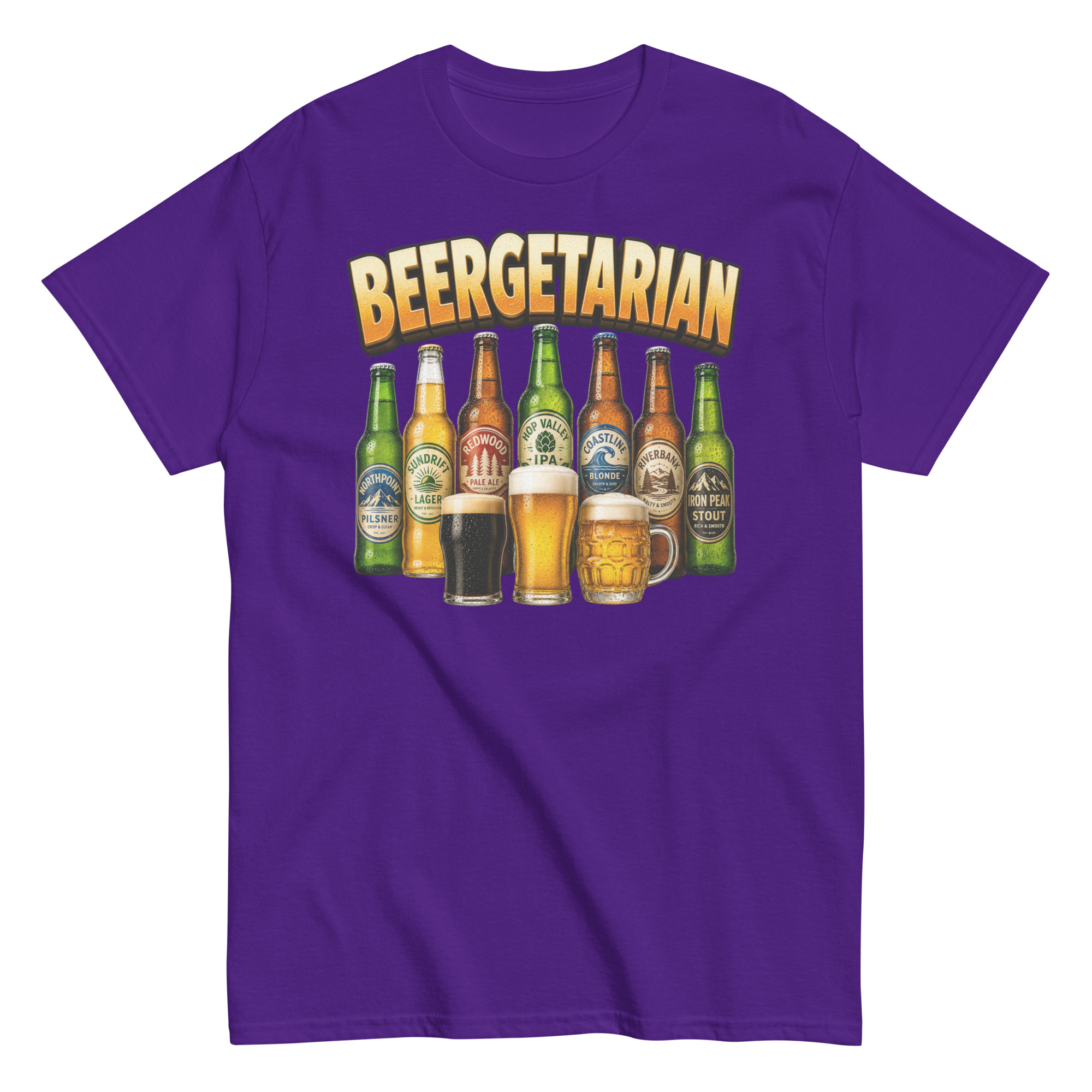 T-shirt For Beer Drinkers Beergertarian Beer Tshirts