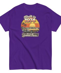 Built in 1974 Classic T-shirt Retro Car Design