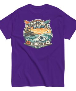 Kimmeridge Bay Dorset – Surfing Beach Design T-shirt Surfing in Dorset