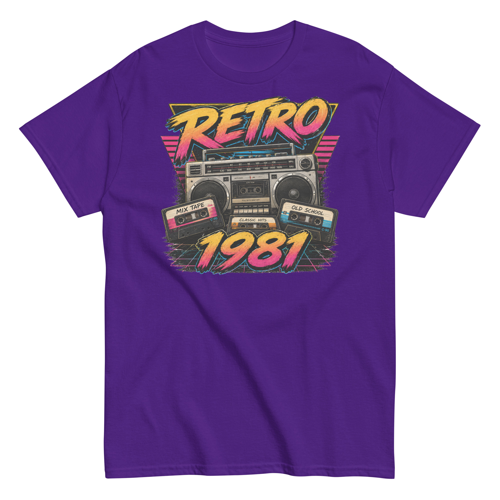Retro 1981 Men’s T-shirt Birthday Gift