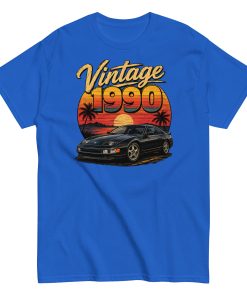 Vintage 1990 T-shirt – Car Logo – Gift for someone born in 1990