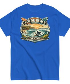 Croyde Beach Devon – Surfing Wave T-shirt Men’s classic tee