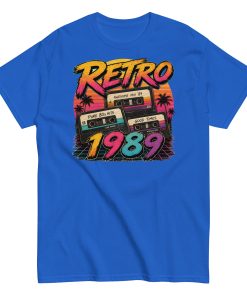 Retro 1989 Men’s T-shirt Birthday Gift