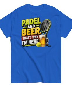Padel & Beer T-shirt Gifts For Padel Players T-shirt