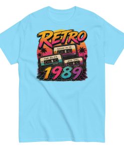Retro 1989 Men’s T-shirt Birthday Gift