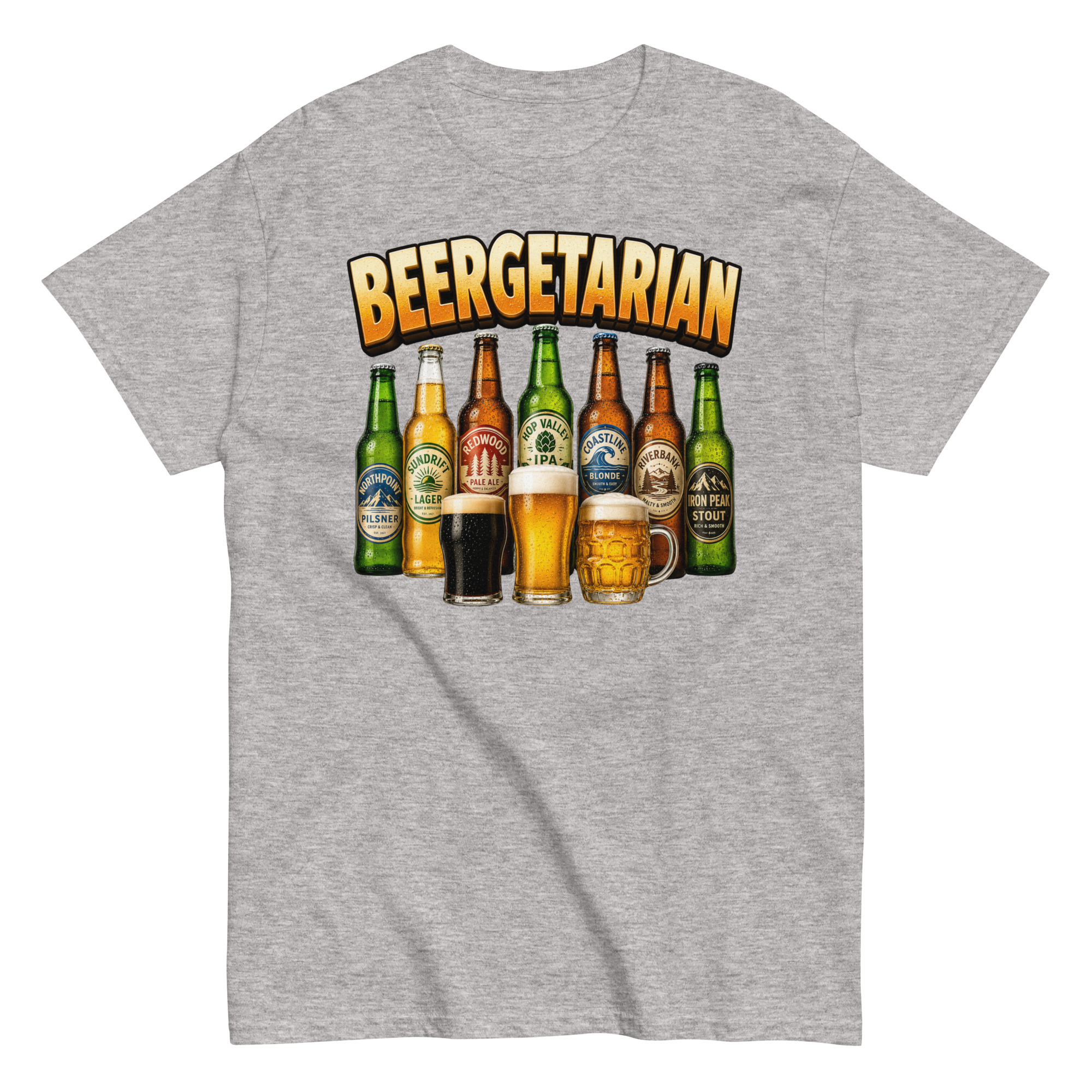 T-shirt For Beer Drinkers Beergertarian Beer Tshirts