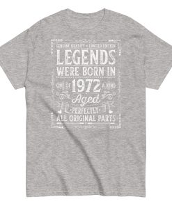 Legends Born in 1972 – All Original Parts Men’s t-shirt