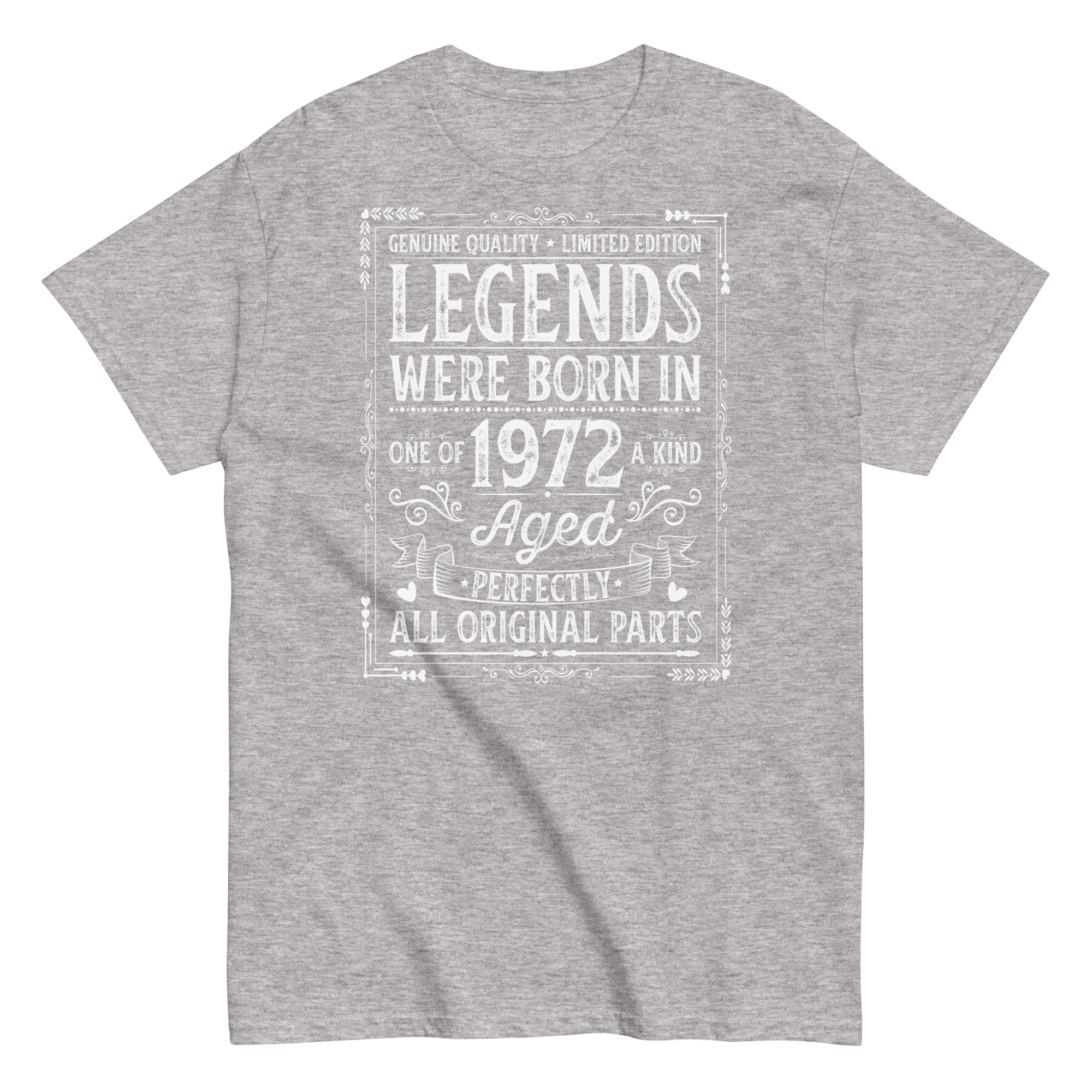 Legends Born in 1972 – All Original Parts Men’s t-shirt