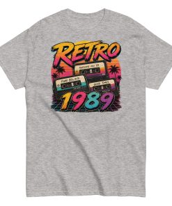 Retro 1989 Men’s T-shirt Birthday Gift