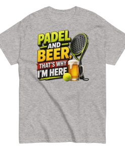 Padel & Beer T-shirt Gifts For Padel Players T-shirt - Image 13