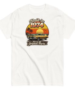 Built in 1974 Classic T-shirt Retro Car Design
