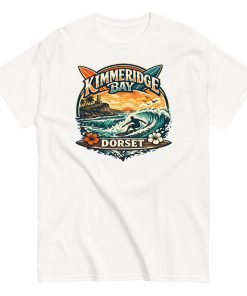 Kimmeridge Bay Dorset – Surfing Beach Design T-shirt Surfing in Dorset