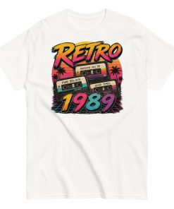 Retro 1989 Men’s T-shirt Birthday Gift