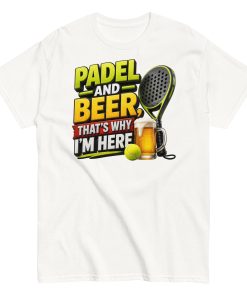 Padel & Beer T-shirt Gifts For Padel Players T-shirt - Image 17