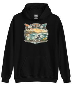 Croyde Beach Devon Surfing Hoodie Unisex Hoodie