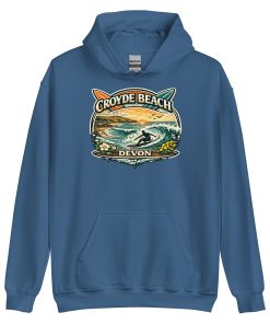 Croyde Beach Devon Surfing Hoodie Unisex Hoodie