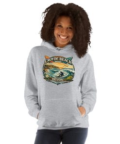 Croyde Beach Devon Surfing Hoodie Unisex Hoodie