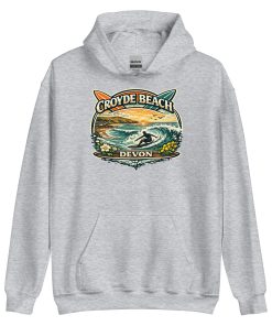 Croyde Beach Devon Surfing Hoodie Unisex Hoodie