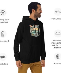 Sennen Cove Cornwall Surfing Hoodie Unisex Hoodie