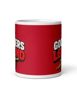 GOONERS LEGEND MUG – Arsenal Fans Gift Red/White Glossy Mug