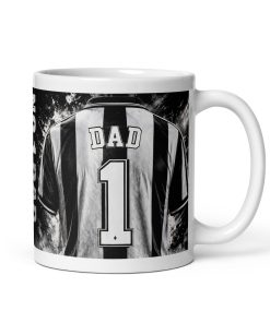 Newcastle United Number 1 Dad Mug Fathers Day Dad Birthday Mug
