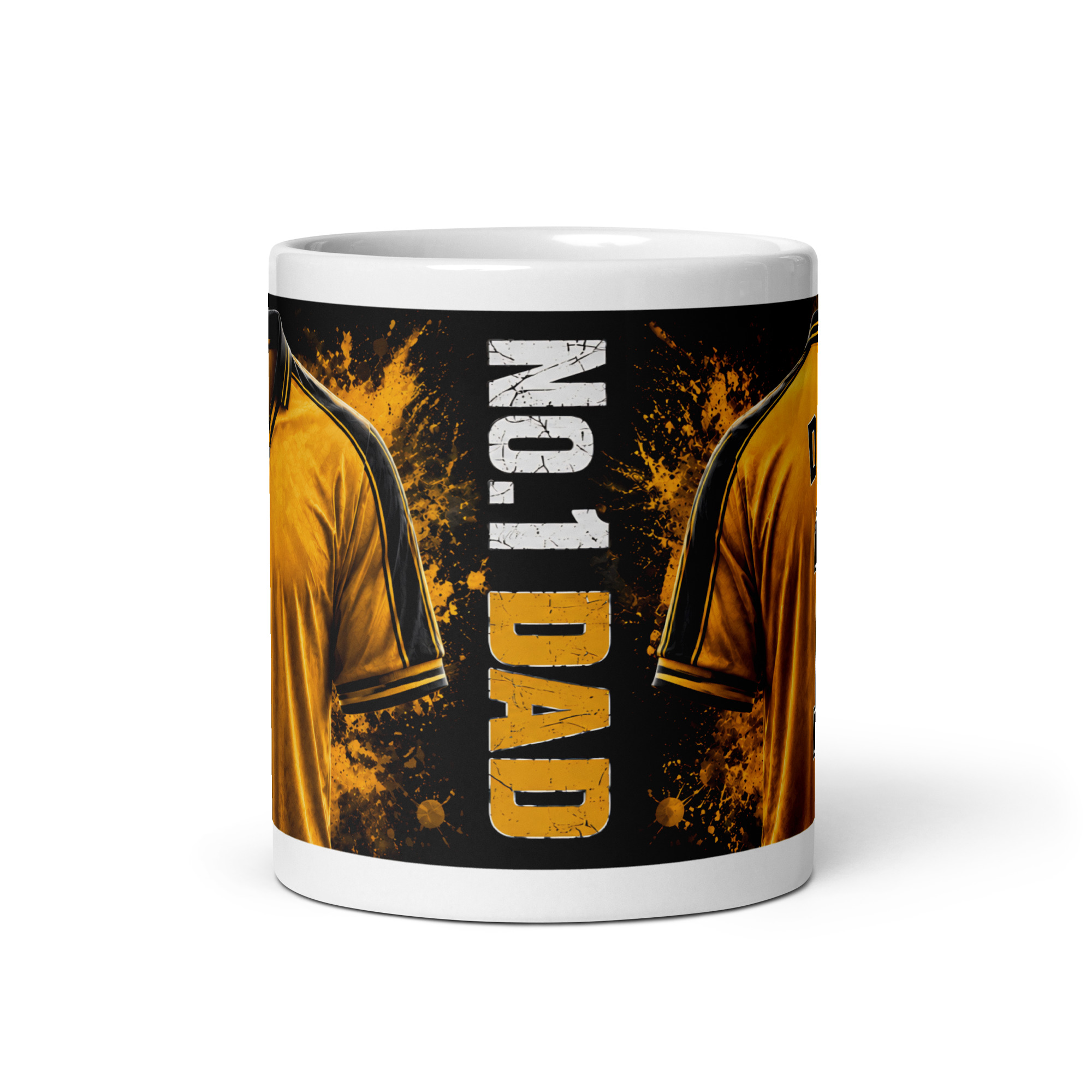 Wolves Number 1 Dad Mug Fathers Day Dad Birthday Mug