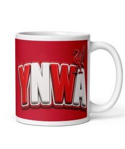 YNWA MUG – Gift for Liverpool FC fans Red and White Mug