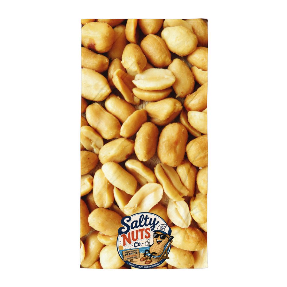 Peanuts Beach Towels Funny Salty Nuts Co Beach Towel