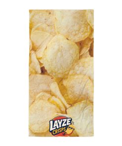 Funny Crisps Beach Towel Layze Crisps Beach Towels