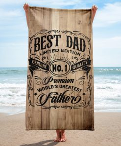 Best Dad Beach Towels Fun Gift For Dads