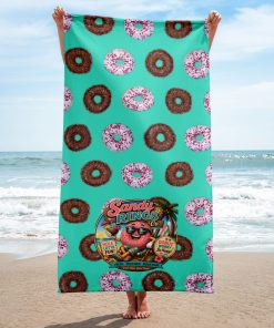 Doughnuts Beach Towels Funny Sandy Rings Co Towel