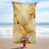 Funny Crisps Beach Towel Layze Crisps Beach Towels