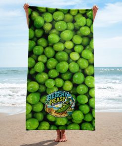 Funny Peas Beach Towels Beachy Peas Towel